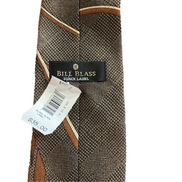 Bill Blass black label  4” silk tie - Picture 2 of 5